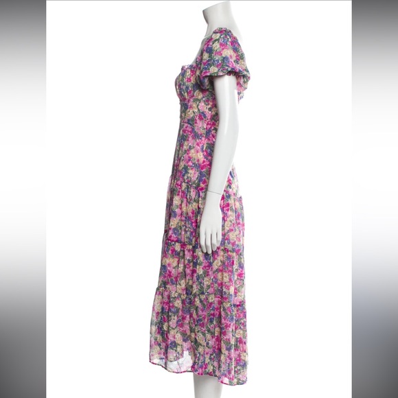 ASTR floral print midi length dress - Picture 2 of 4